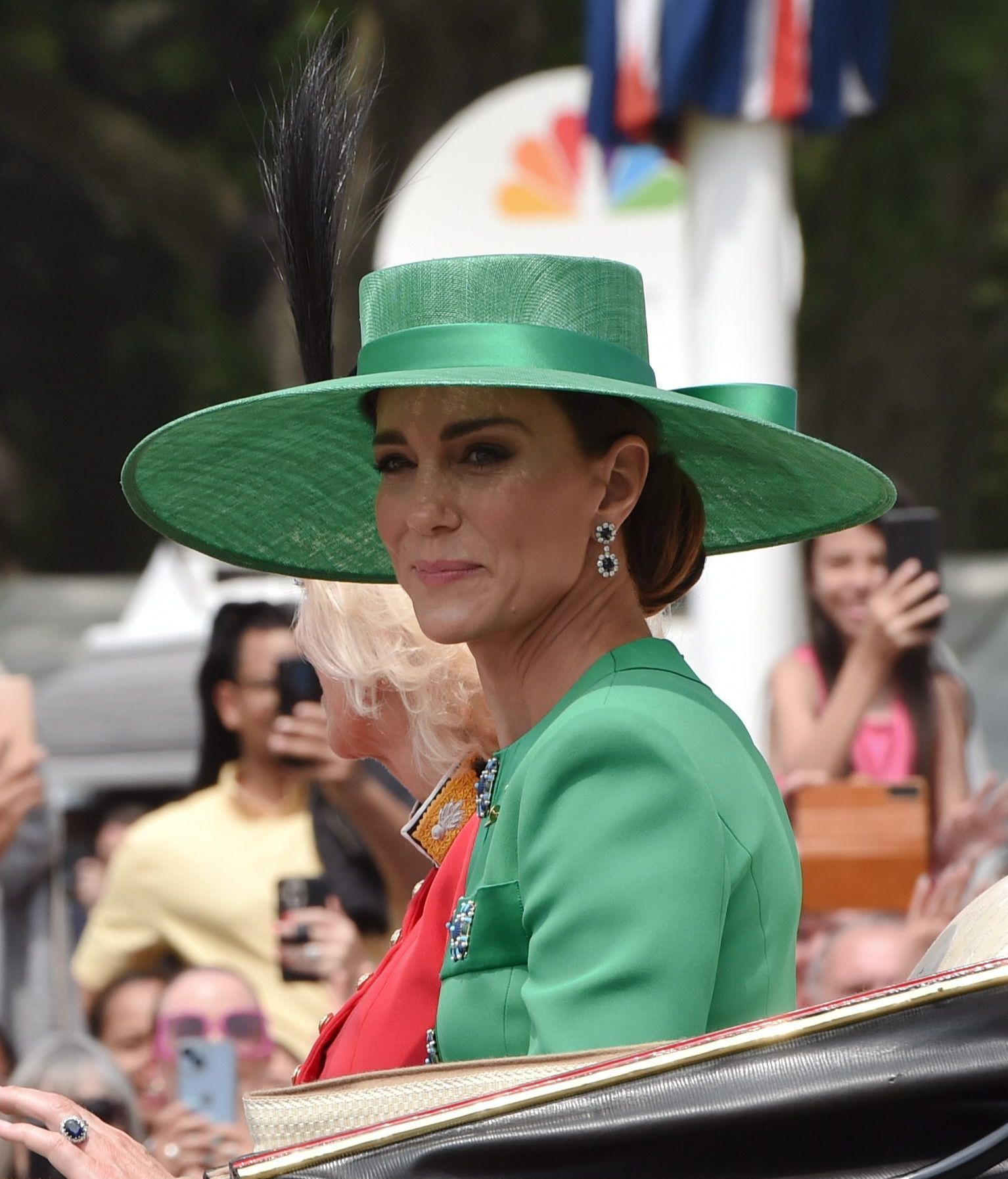 Kate Middleton, en el desfile Trooping the Colour de 2023