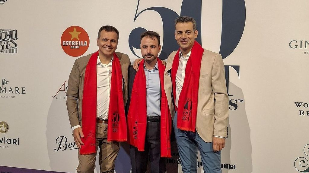 Oriol Castro, Eduard Xatruch y Mateu Casañas, dueños de 'Disfrutar'