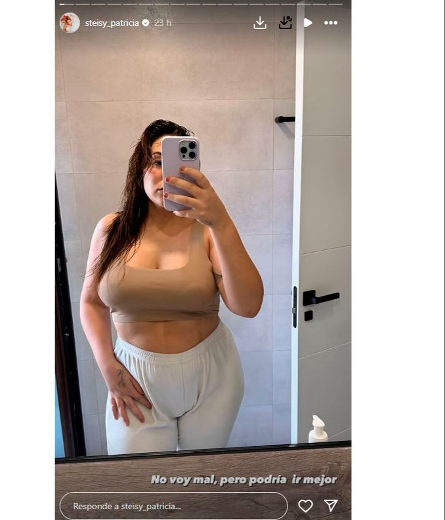 Steisy ha revelado el motivo médico por el que no puede practicar deporte