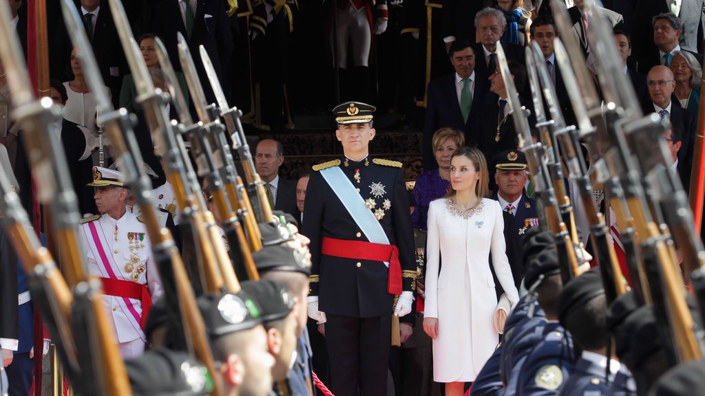Los reyes Felipe y Letizia, el 19 de junio de 2014.