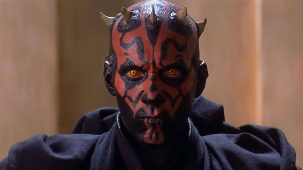 Impecable caractrrización de Darth Maul. Su final fue tan triste que ha tenido varias resurrecciones.