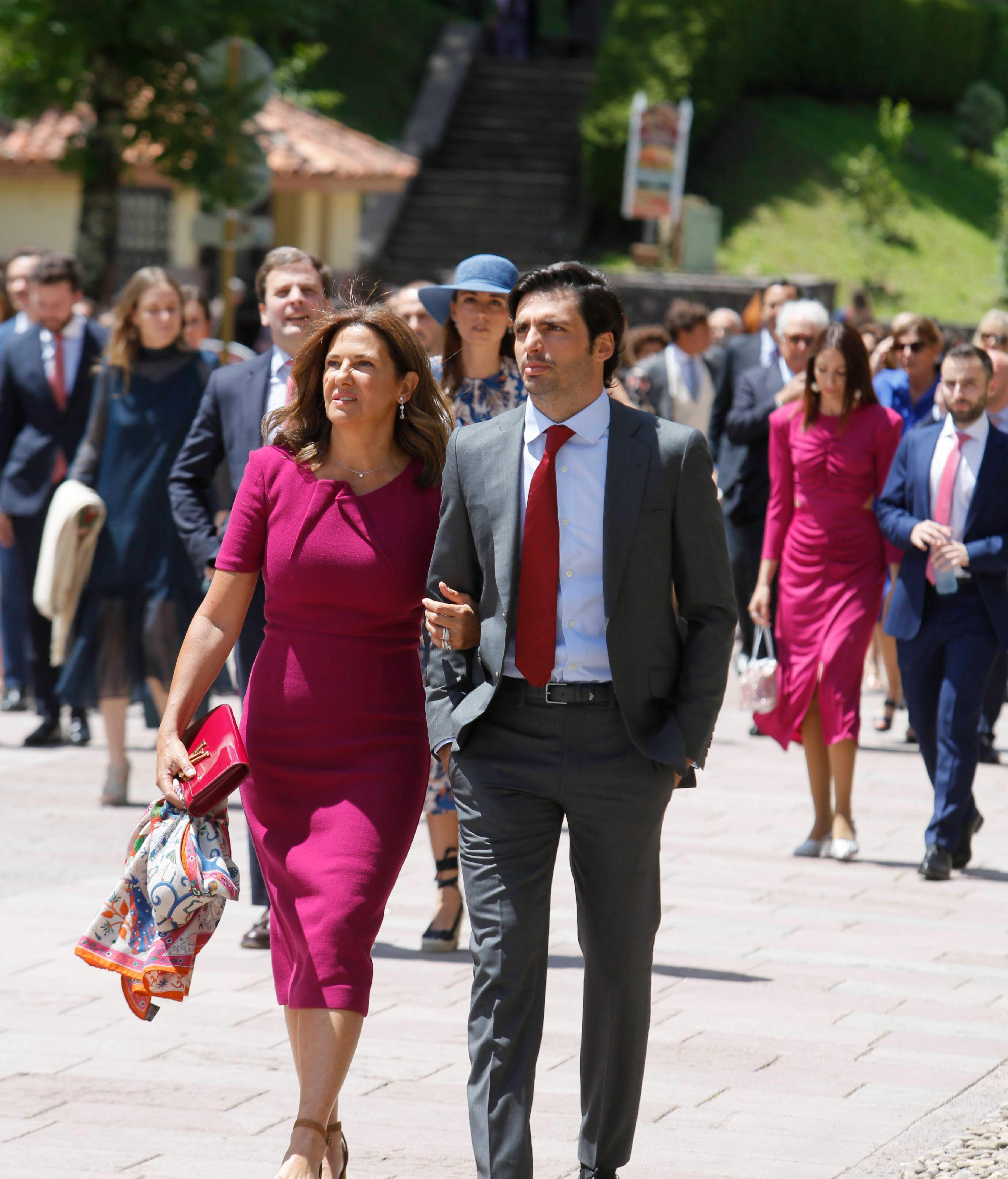 Carlos Sainz y su madre, Reyes Vázquez de Castro