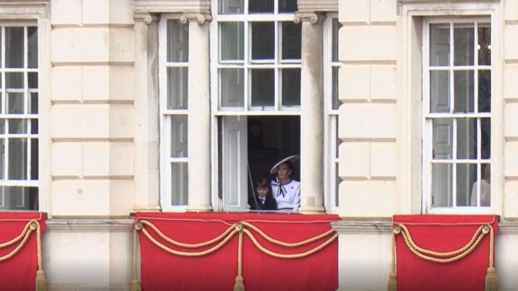 La Princesa de Gales reaparece en el desfile militar Trooping the Colour