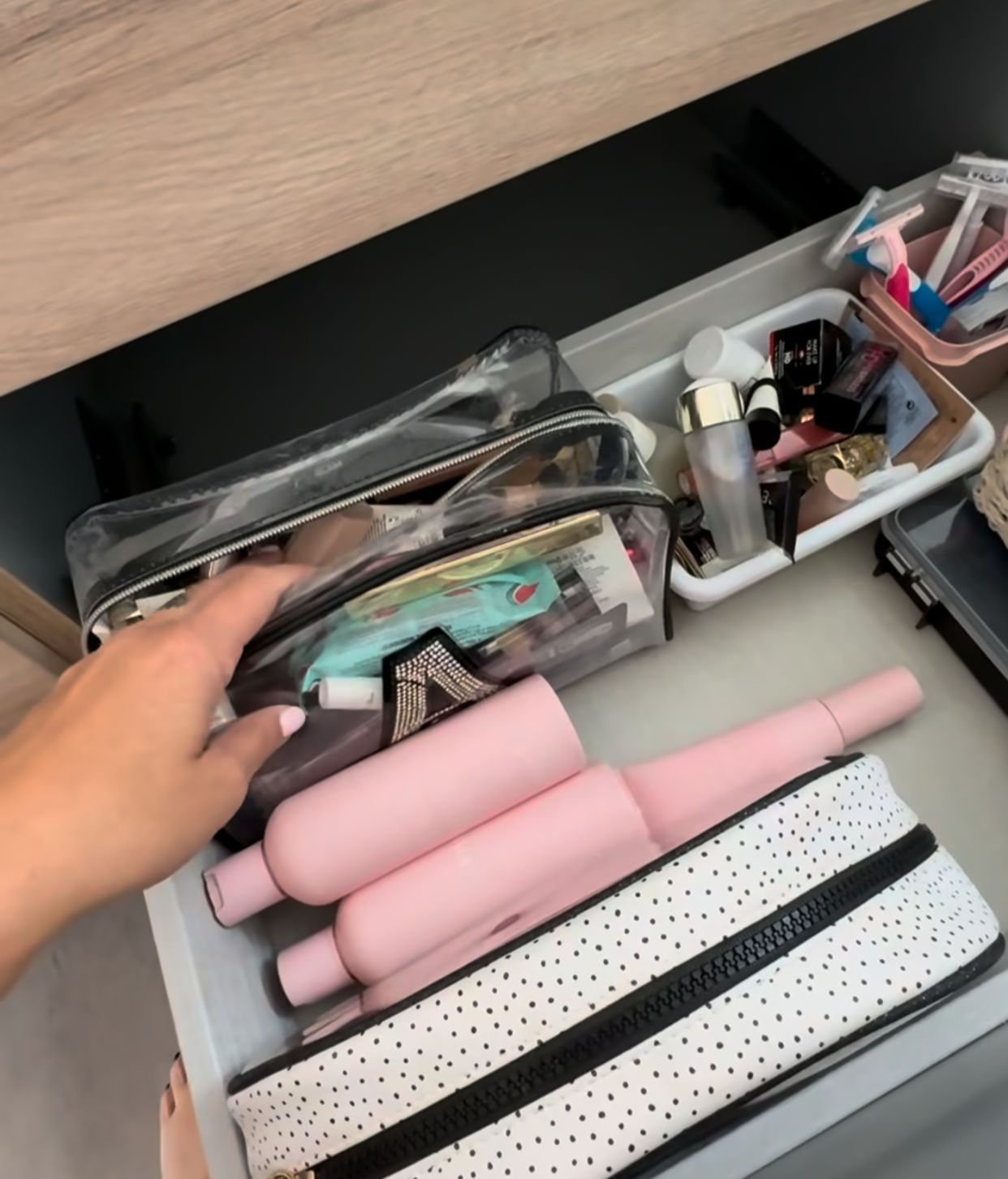 Mueble del cuarto de baño de Anabel Pantoja