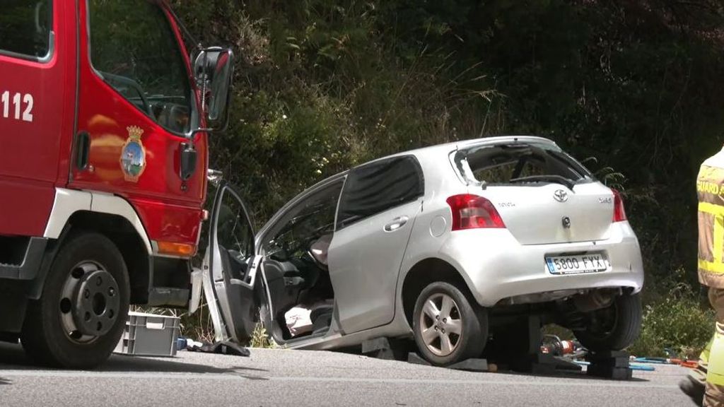 Muere una madre de 33 años que viajaba con su bebé en un coche por Oia, Pontevedra
