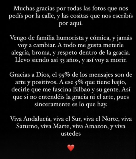 Luitingo responde a las críticas