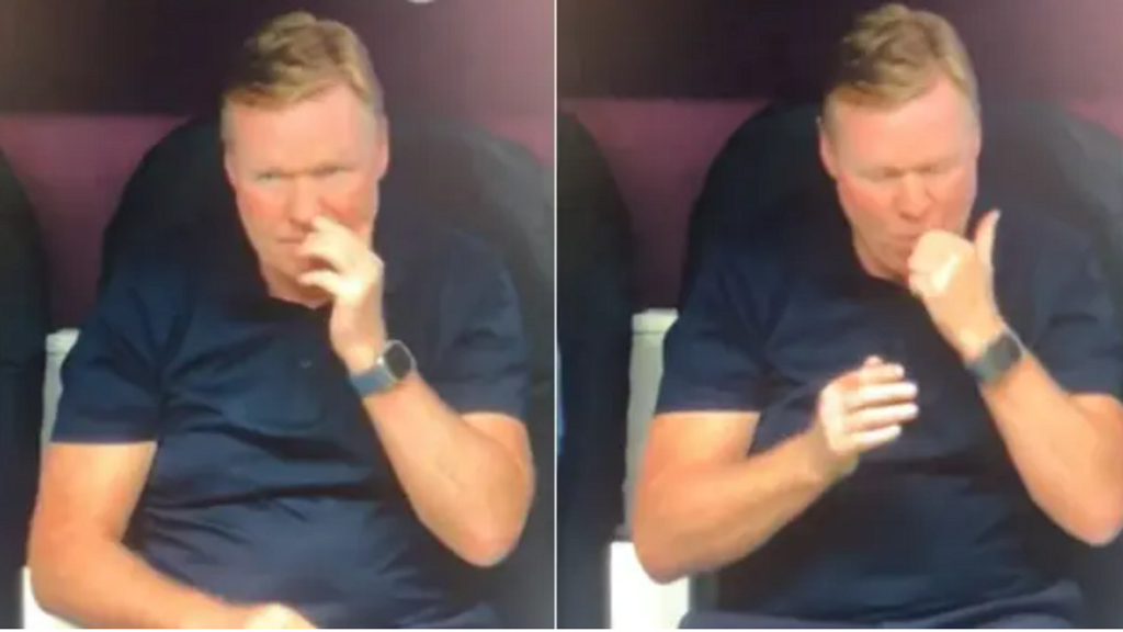 Eurocopa 2024: el gesto viral de Ronald Koeman, pillado comiéndose un moco en pleno partido