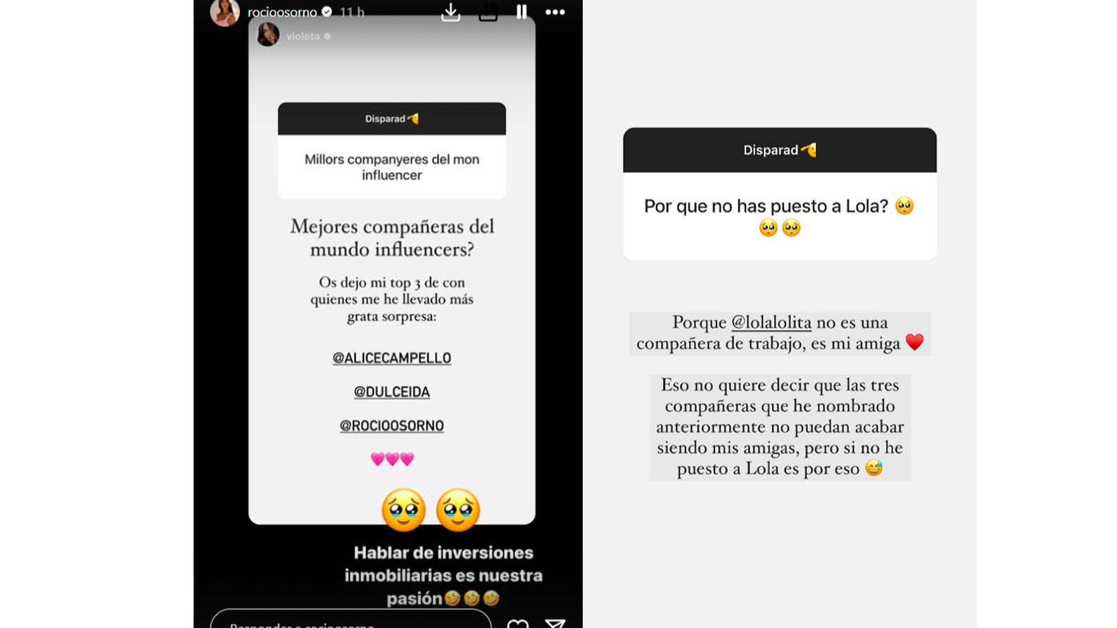 Violeta habla de su inesperada relación con Rocío Osorno y esta responde