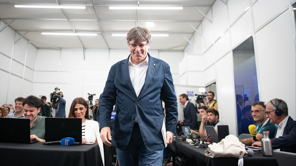 Carles Puigdemont, expresidente de la Generalitat de Cataluña y líder de Junts