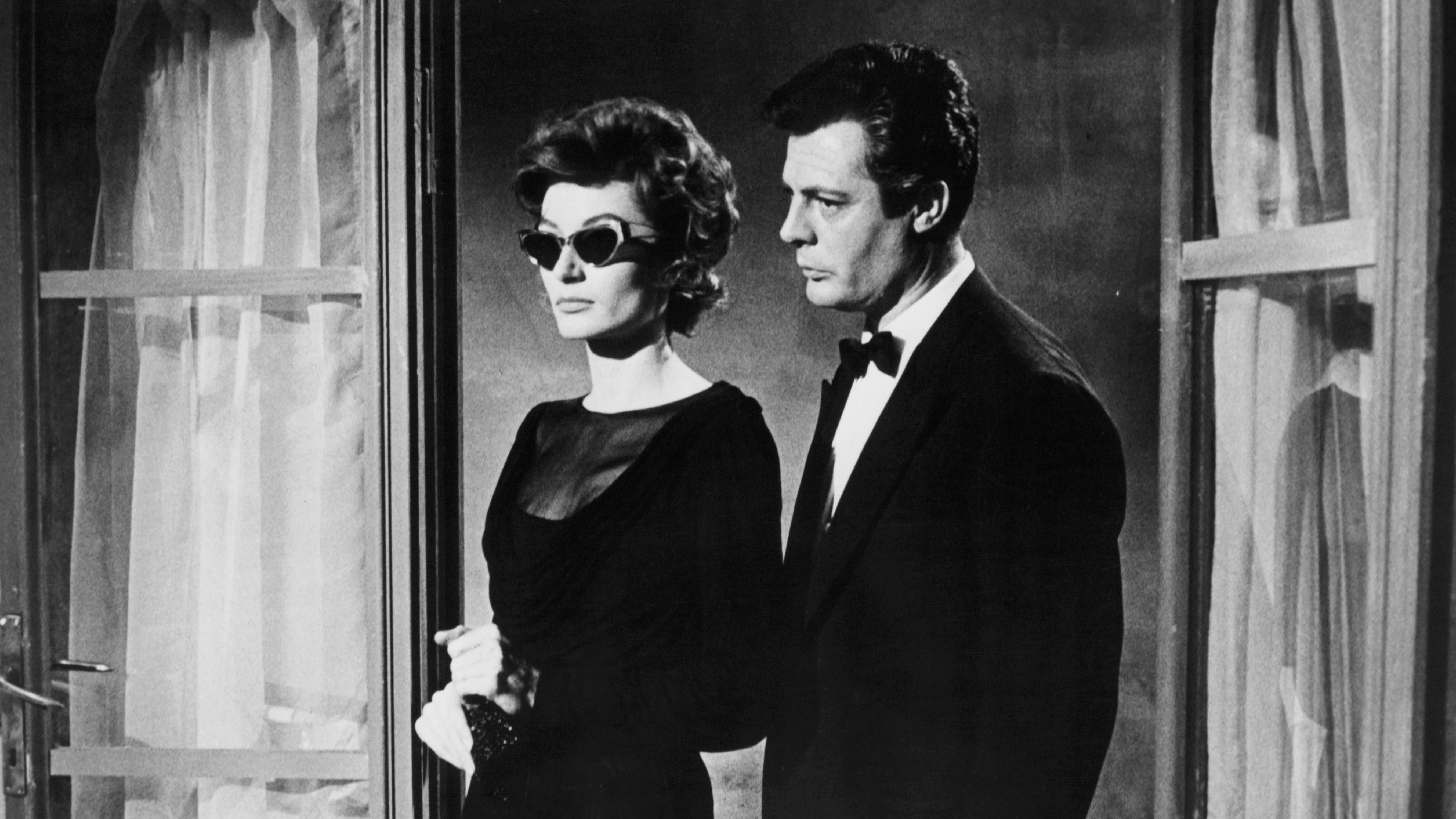 Como Maddalena y junto a Mastroianni, en 'La dolce vita'.