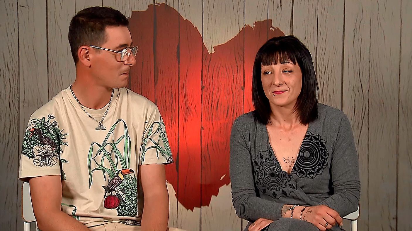 David y Cristina durante su cita en 'First Dates'