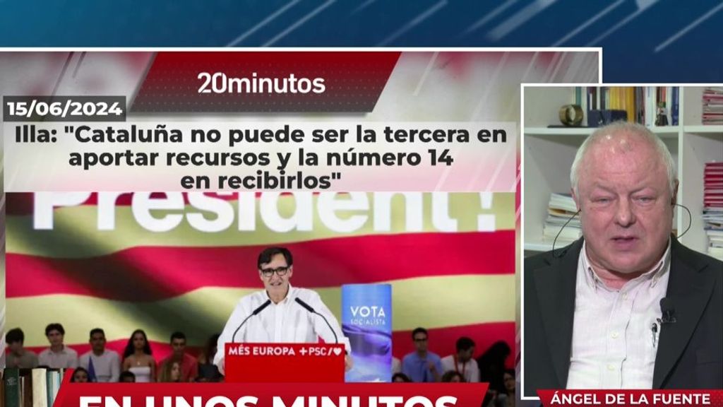 El director de FEDEA, sobre la financiación de Cataluña tras las declaraciones de Salvador Illa: "No lleva razón"