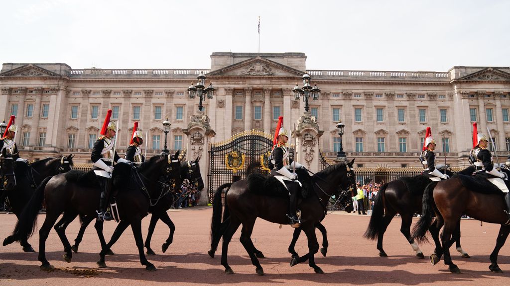 El Palacio de Buckingham.