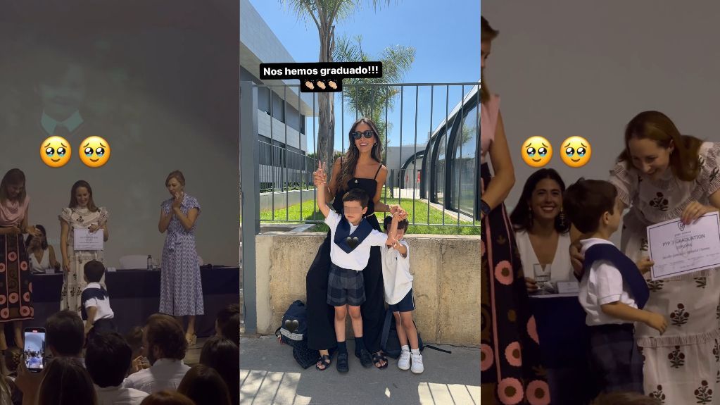 Las imágenes de la graduación del hijo mayor de Rocío Osorno y Coco Robatto