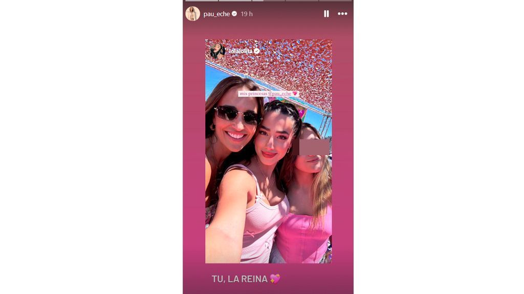 Paula Echevarría, Lola Lolita y Daniella Bustamante
