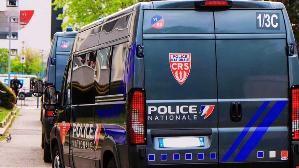 Una furgoneta de la Policía francesa