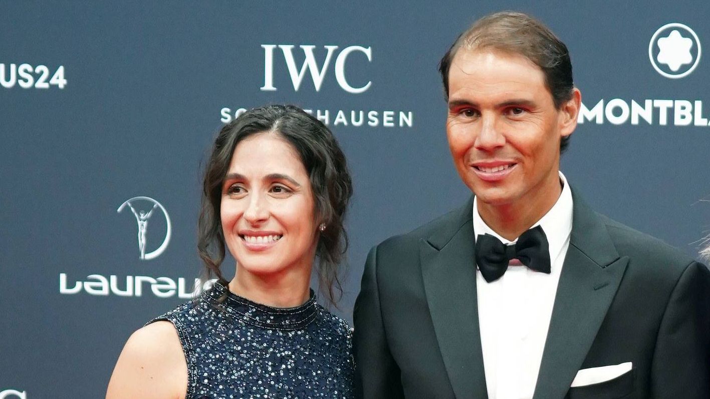 Rafa Nadal y Xisca Perelló en abril de 2024.