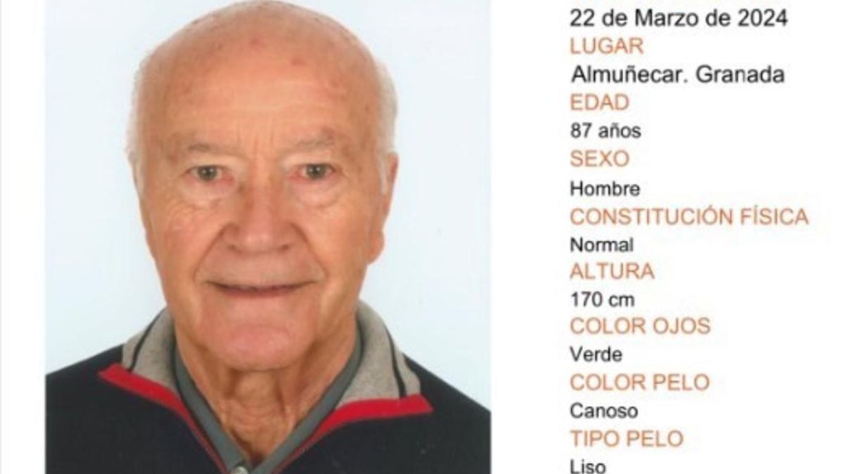 Francisco Pérez Bedmar, desaparecido el pasado 22 de marzo en Almuñécar (Granada)