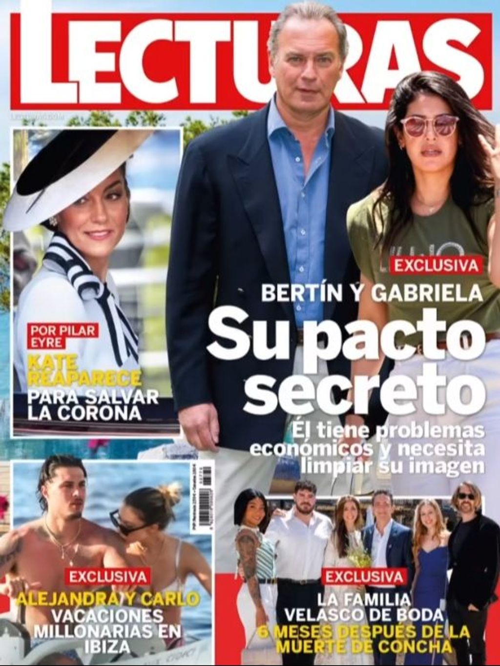 La portada de la revista Lecturas, con la boda de Carlota Velasco