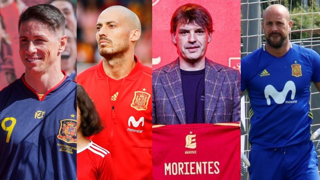 La vida actual y familiar de las leyendas de la selección española de fútbol (Fotomontaje con imágenes de Cordon Press e Instagram: f.morientes9)