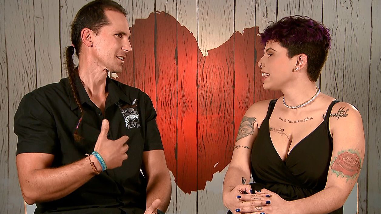 Rubén y Gabriela durante su cita en 'First Dates'