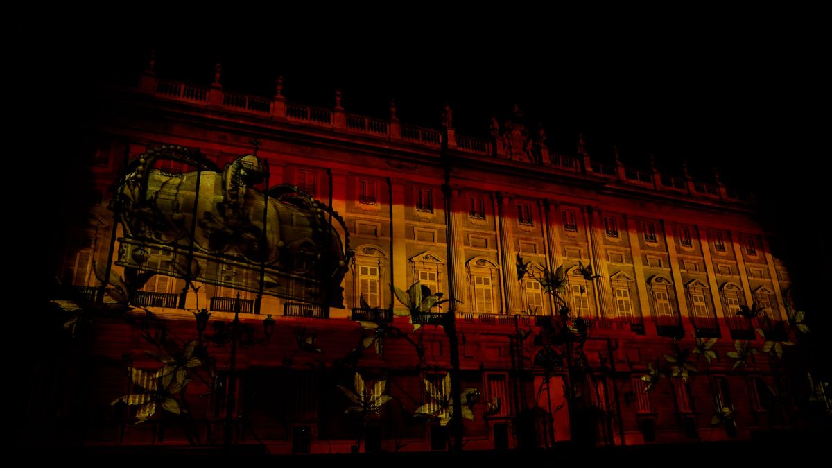Un videomapping de tres días en el Palacio Real en homenaje a los 10 años de reinado de Felipe VI