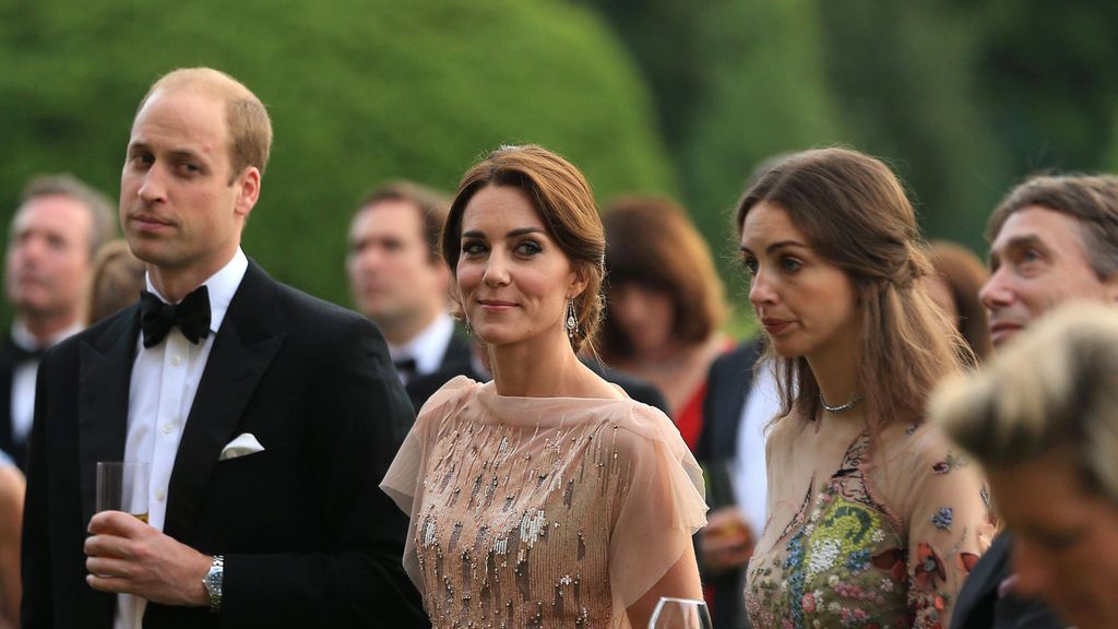 El príncipe Guillermo, Kate Middleton y Rose Hanbury, en una imagen de archivo.