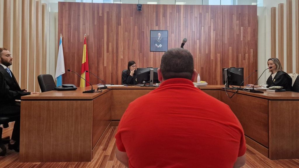 Imagen del condenado en el juicio de este jueves