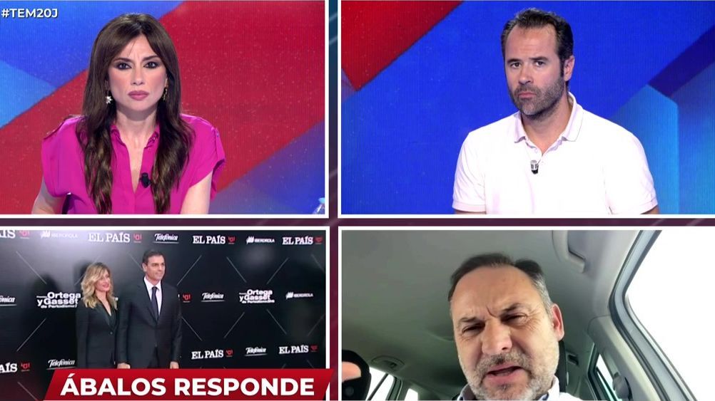 Marta Flich, Javier Chicote y José Luis Ábalos