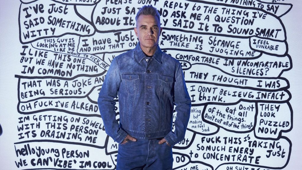 Robbie Williams aterriza en Barcelona con su exposición: así transforma su ansiedad en obras de arte