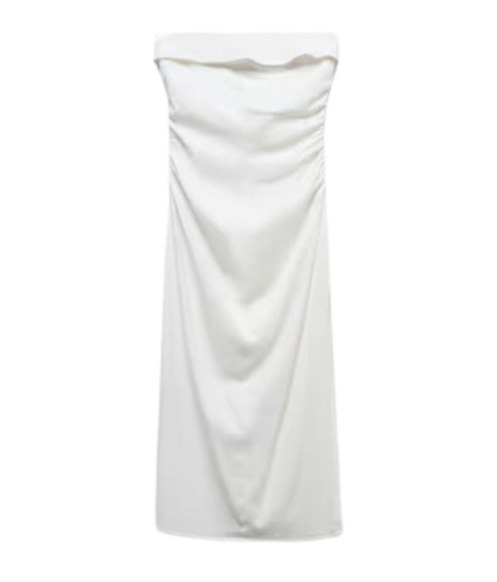 Vestido tubo blanco
