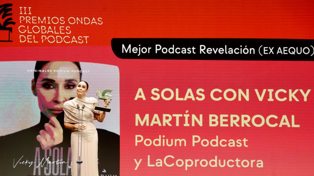 Vicky Martín Berrocal, una de las triunfadoras de la noche