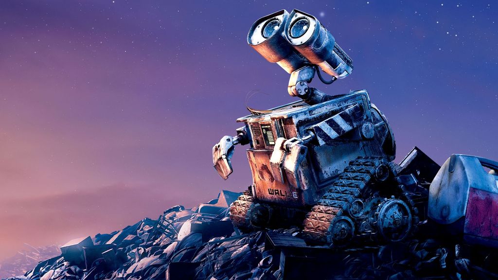 El robot Wall-E mirando al horizonte, buscando alguien con quien compartir su soledad