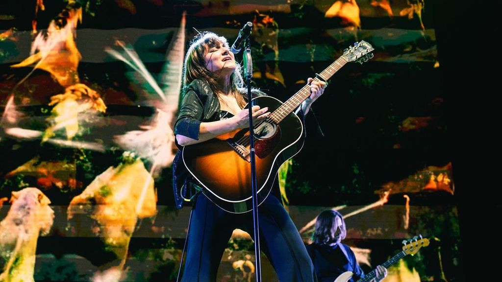 Eva Amaral, durante su último concierto en Siguenza.