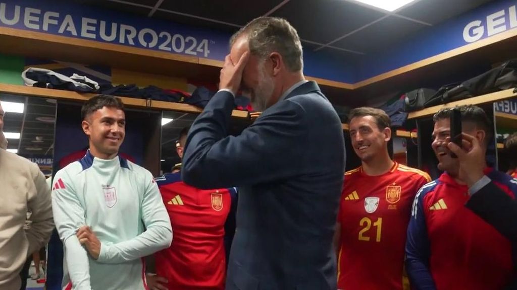 Felipe VI sorprende a 'La Roja' en el vestuario tras su victoria ante Italia en la Eurocopa: no podía creer la edad de Lamine Yamal