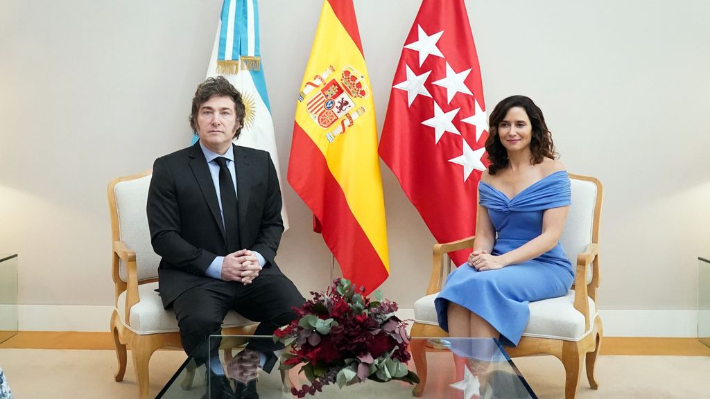 Javier Milei e Isabel Díaz Ayuso