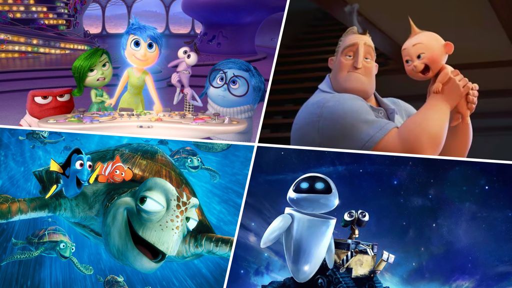 Según el portal de cine IMDB este es el ranking de las 10 mejores películas de Pixar