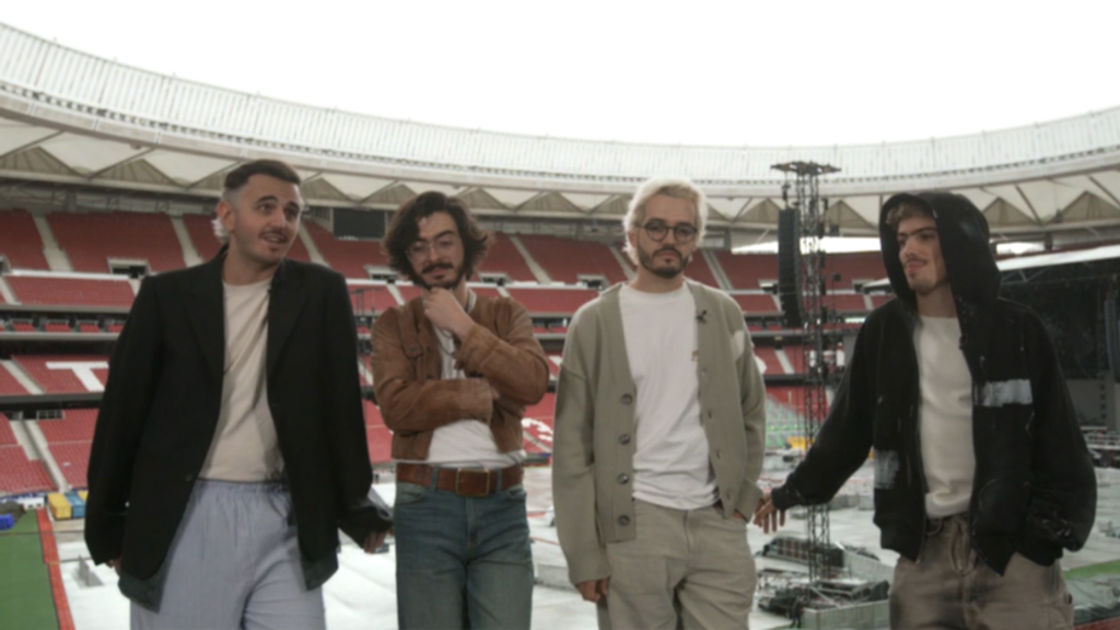 Morat inicia su gira tocando en el Estadio Metropolitano: “Este concierto es lo más grande que hemos hecho”