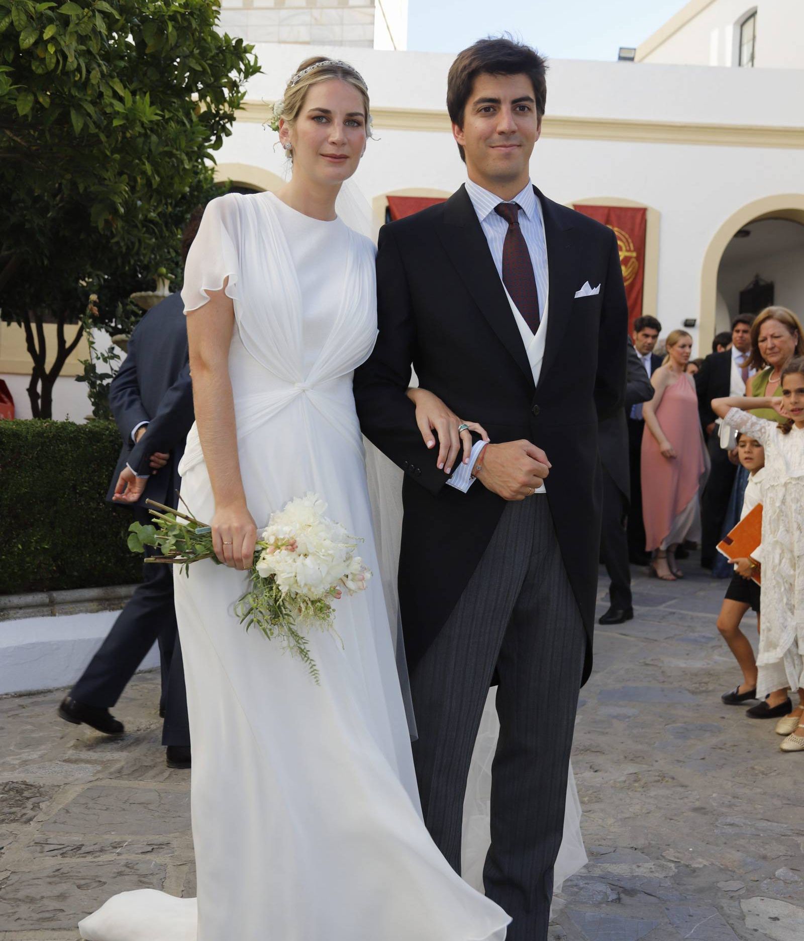 Sibi Montes y su ya marido.