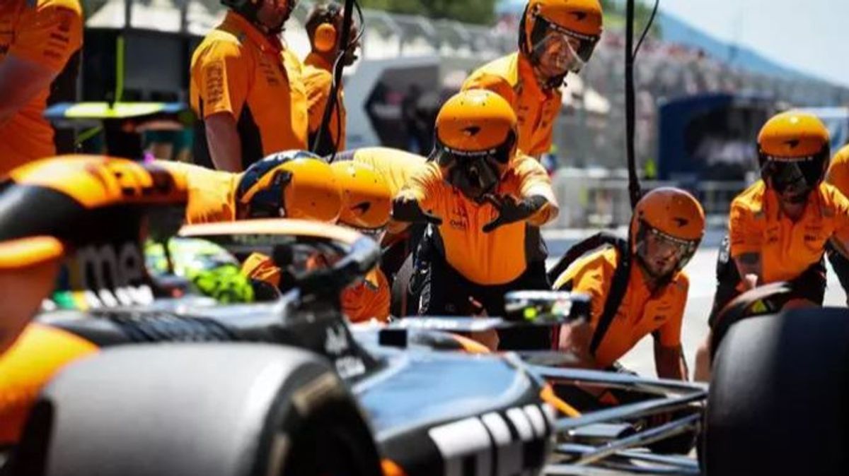 El 'motorhome' de McLaren sufre un incendio durante el GP de España
