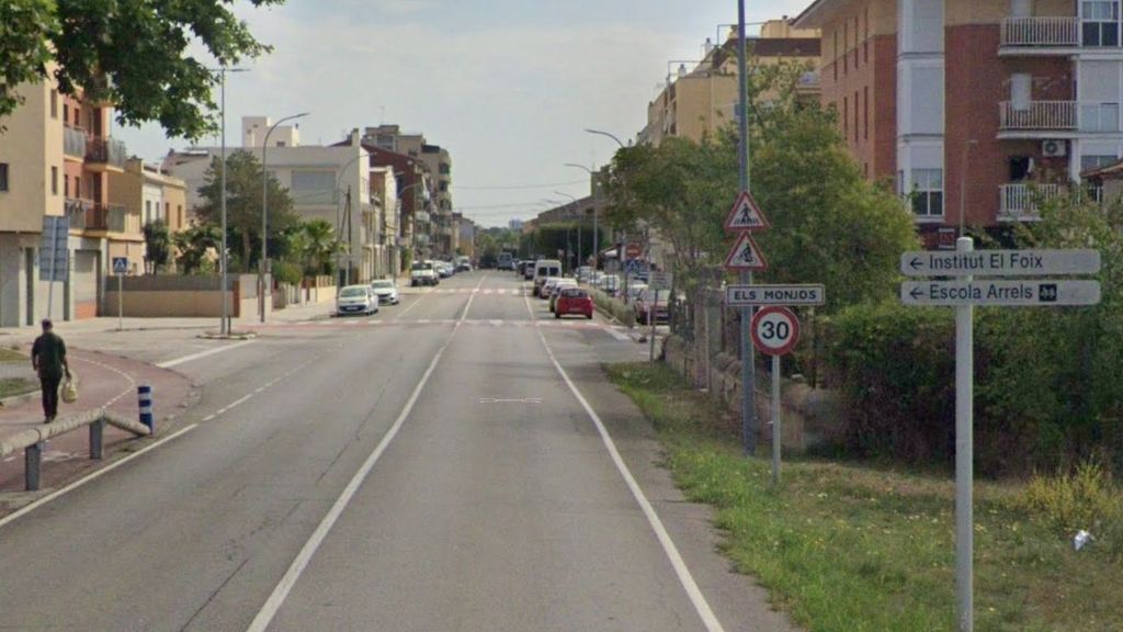 Entrada al municipio de Santa Margarita y Monjós (Barcelona)