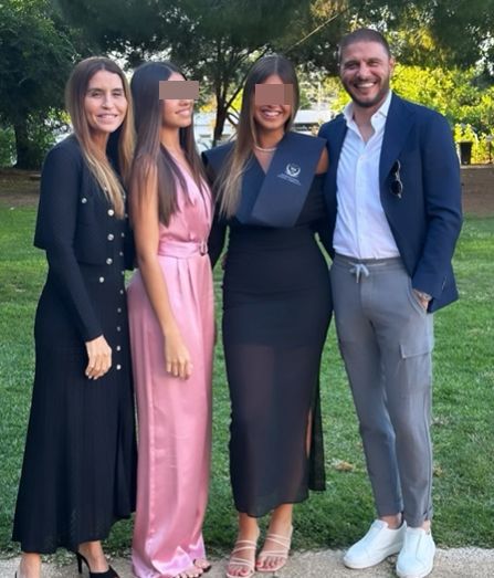 La graduación de Daniela, la hija mayor de Joaquín Sánchez