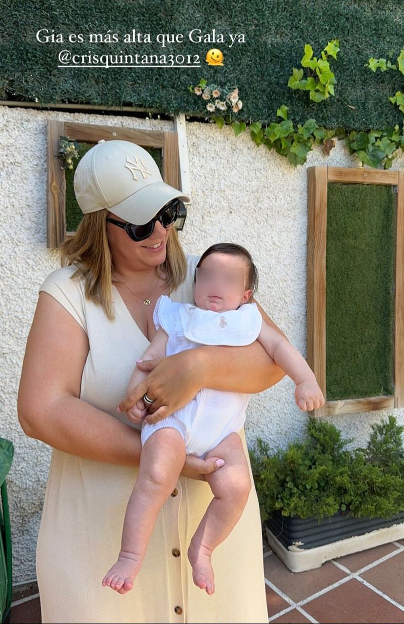 Violeta Mangriñán muestra lo mucho que ha crecido Gia