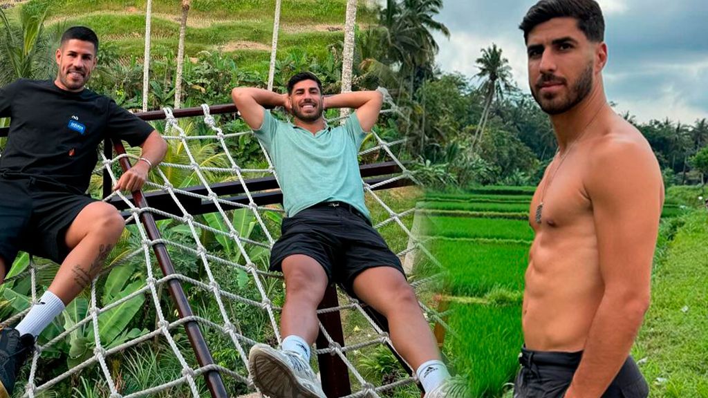 Las vacaciones de Marco Asensio junto a su hermano en Bali, en vídeo