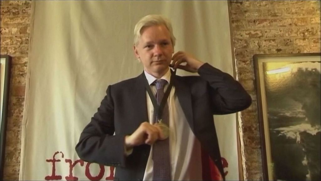 julian assange en una imagen de archivo