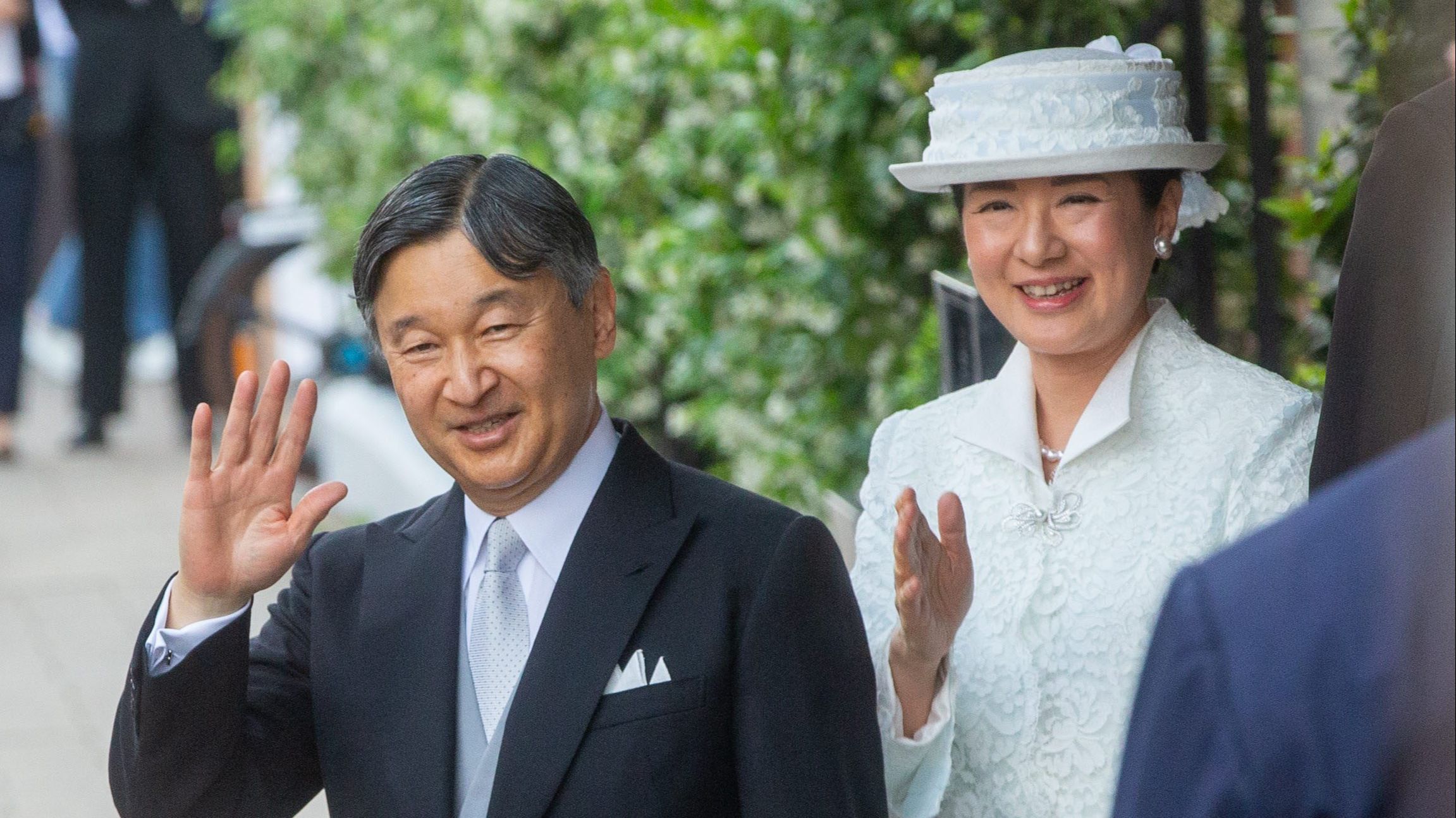 Los emperadores de Japón este 25 de junio.