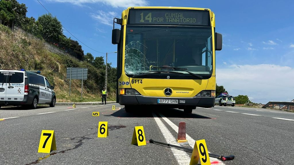 Muere una mujer de 77 años atropellada por un autobús urbano en Ourense