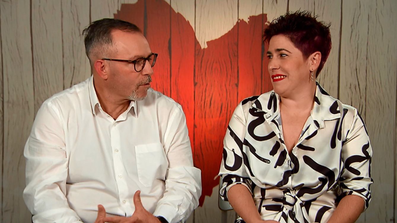 Rosa y José Antonio en 'First Dates'