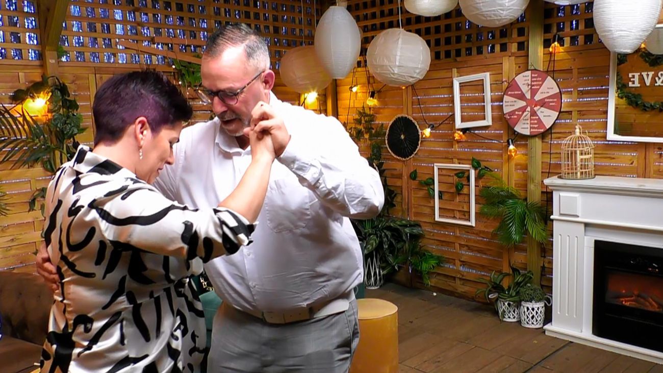 Rosa y José Antonio en 'First Dates'