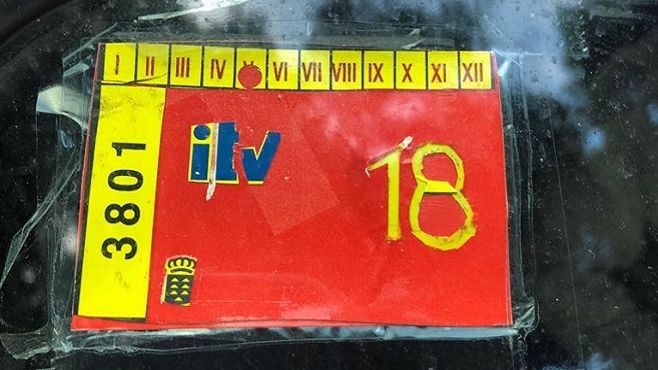 TÜV Rheinland Pegatina ITV